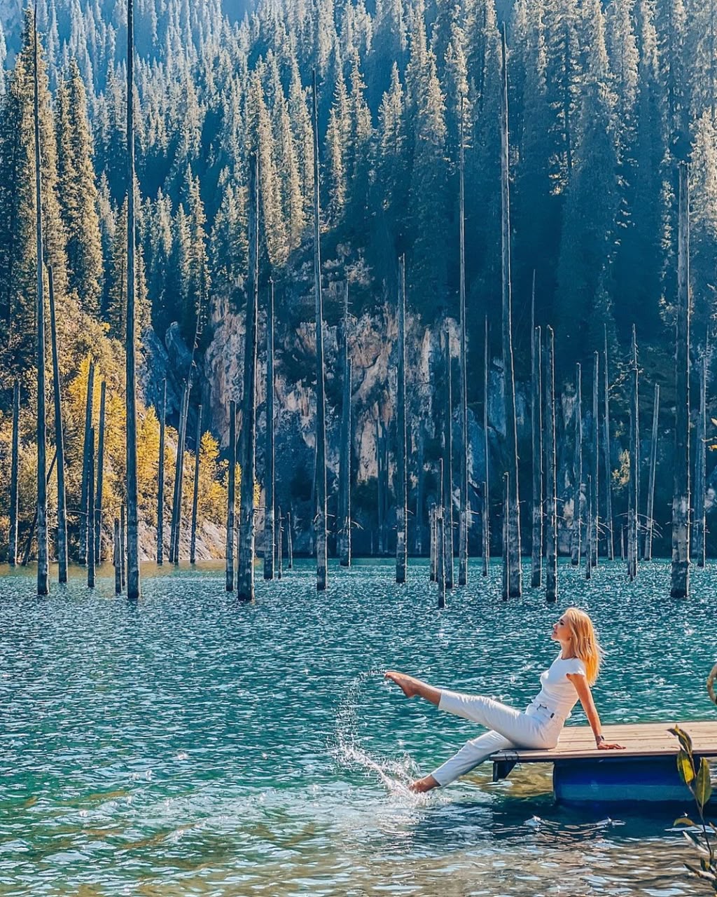 Kaindy Lake