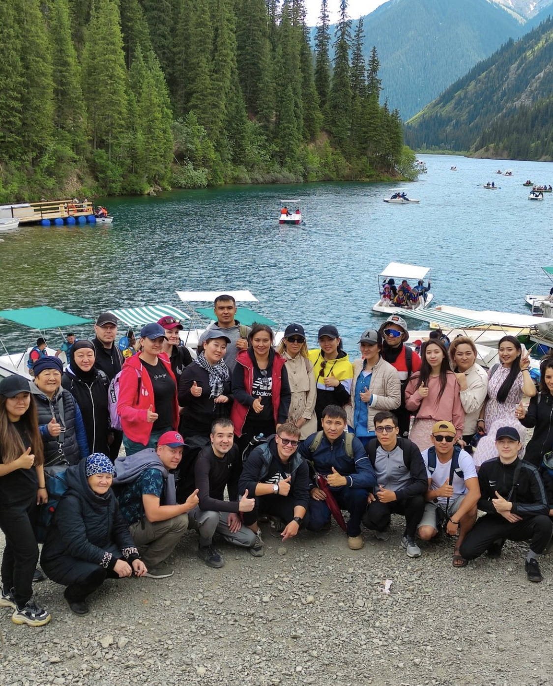 Our group at Kolsai Lake